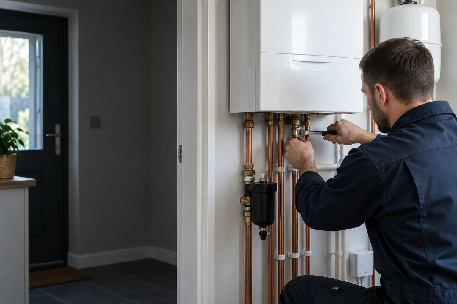 Plumbing & heating work example